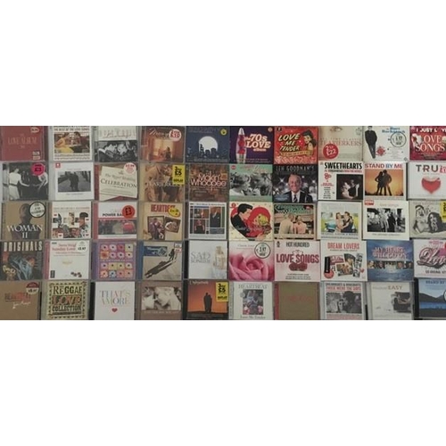 3657 - Love & Romance (mainly) - a collection of mostly new/unplayed CD's (x50 approx.)