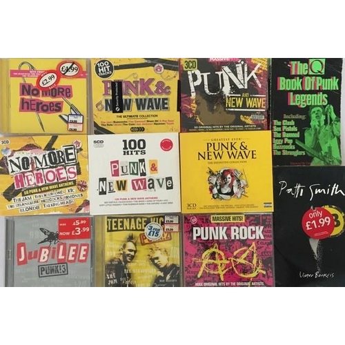 3661 - Punk (mainly) - a collection of mostly new/unplayed CD's (x9) & Books (x2)