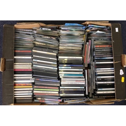 3676 - Mixed Genre - a large collection of ex-DJ CD singles & samplers (x400 approx.). Mostly without plast... 