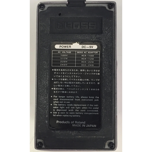 3679 - A rare 'Boss' Flanger BF-2 guitar pedal. Black label/Japanese made, with serial number available. Ve... 