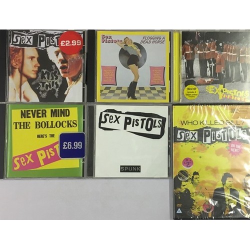 3684 - Sex Pistols - a collection of mostly new/unplayed CD's (x5) & DVD