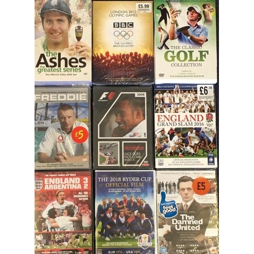 3716 - Mixed Sport - a collection of mostly new/unplayed DVD's (x14). Includes some duplicates.