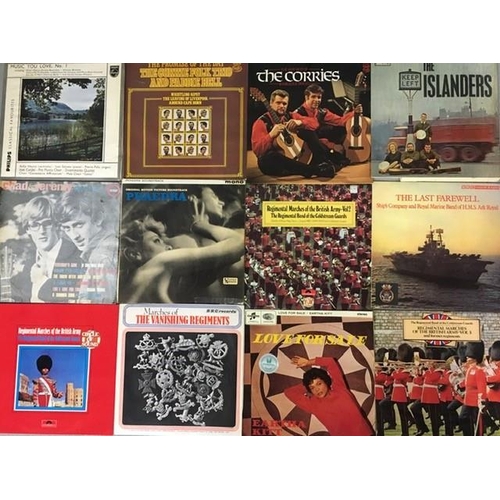 737 - A collection of twelve easy listening vinyl LP's.