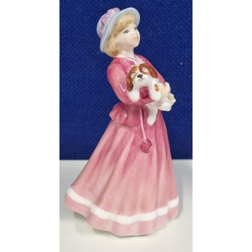 587 - A 'Royal Doulton' character figurine - 'My First Figurine', c.1990s. Height(cm) 11.