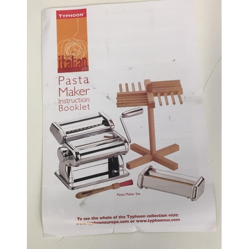 690 - A Typhoon Pasta Maker Set. Boxed with instructions.