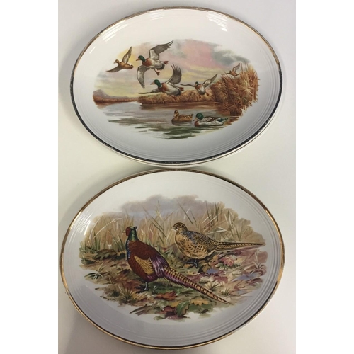 537 - Four display plates, by 'Liverpool Road Pottery Ltd'. To include Pheasant & Duck designs.