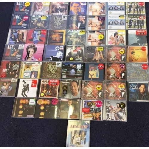 3312 - Various Artists - a collection of mostly new/unplayed CD's (x50) & DVD's (x3). Includes some duplica... 