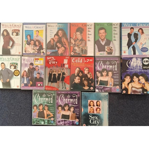 3331 - Comedy - a collection of mostly new/unplayed DVD's (x14). Includes Will & Grace (x8), Sex in the Cit... 