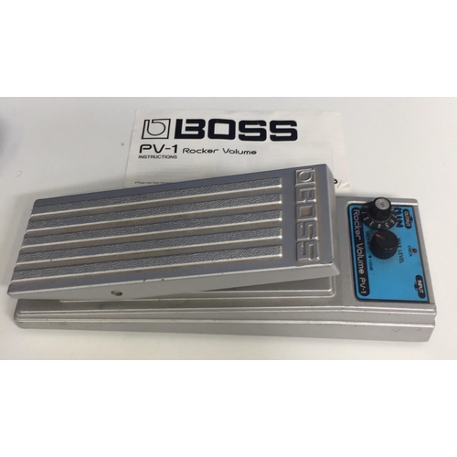 3332 - A 'Boss' PV-1 Rocker Volume guitar pedal.