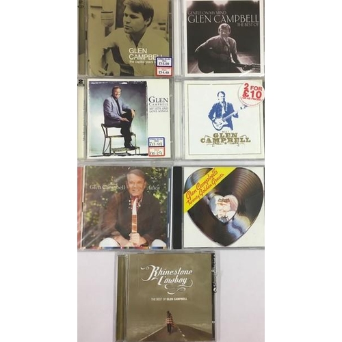 3343 - Glenn Campbell - a collection of mostly new/unplayed CD's (x7)