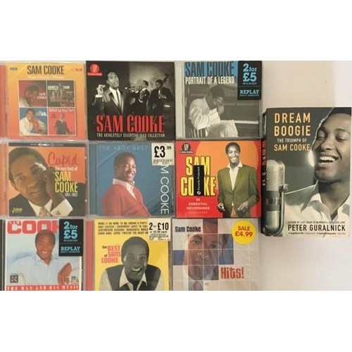 3361 - Sam Cooke - a collection of mostly new/unplayed CD's (x9) & Book