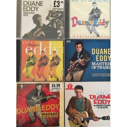 3386 - Duane Eddy - a collection of mostly new/unplayed CD's (x6)