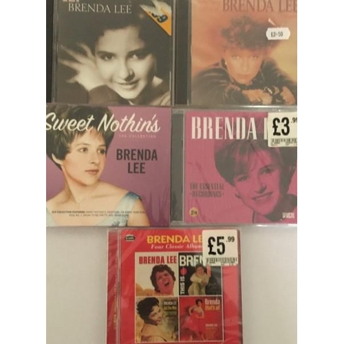 3448 - Brenda Lee - a collection of mostly new/unplayed CD's (x5)