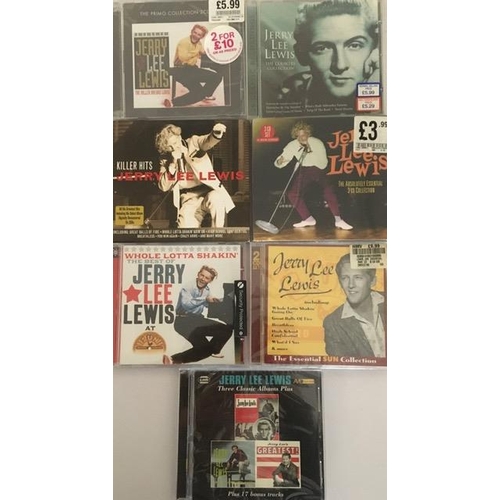 3449 - Jerry Lee Lewis - a collection of mostly new/unplayed CD's (x7)