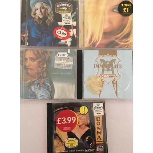 3456 - Madonna - a collection of mostly new/unplayed CD's (x5)