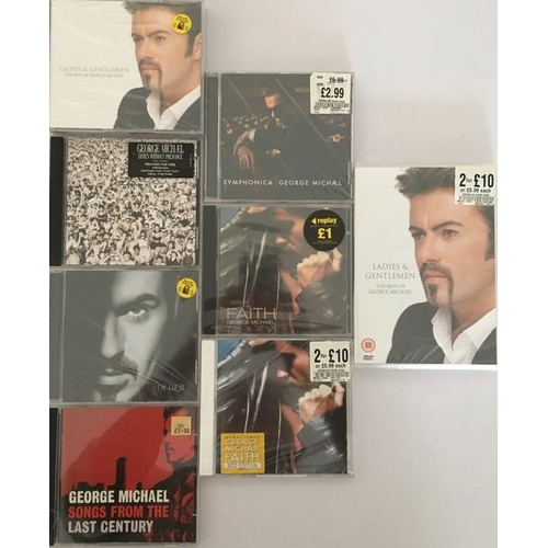 3465 - George Michael - a collection of mostly new/unplayed CD's (x7) & DVD