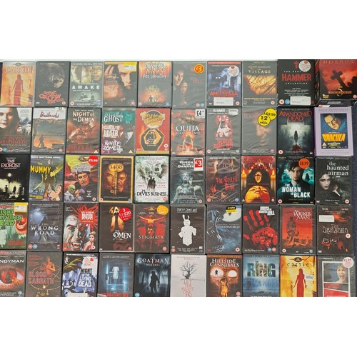 3474 - Horror/Thriller - a collection of mostly new/unplayed DVD's (x50).