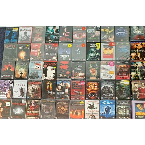 3476 - Horror/Thriller - a collection of mostly new/unplayed DVD`s (x50).