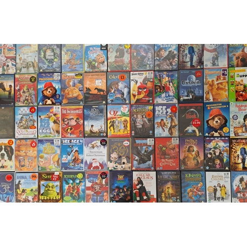 3481 - Children's - a collection of mostly new/unplayed DVD`s (x50).