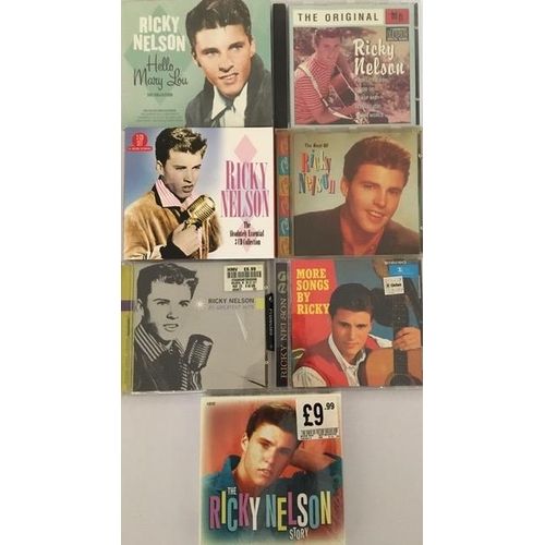 3483 - Ricky Nelson - a collection of mostly new/unplayed CD's (x7)