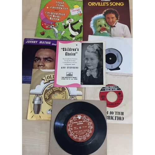 3546 - Various Artists - Vinyl 45's (x8). To include Special Sugar Puffs Recording, 'Children's Choice' by ... 