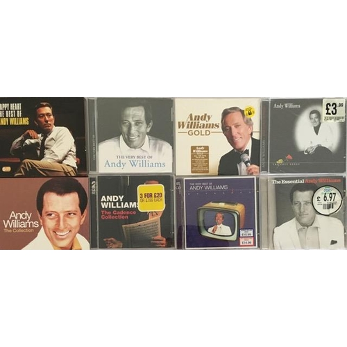 3631 - Andy Williams - a collection of mostly new/unplayed CD's (x8)