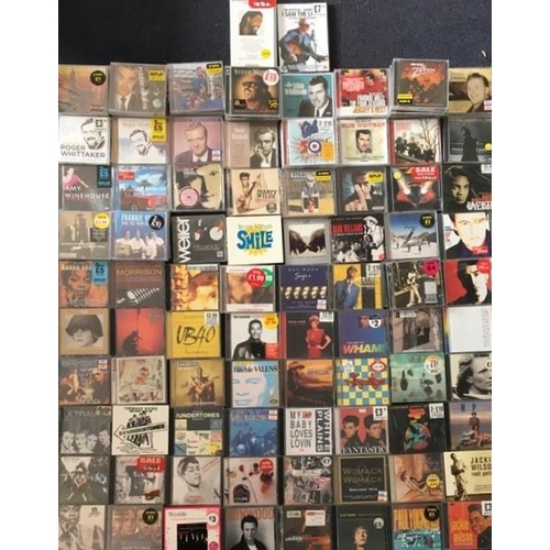 3640 - Various Artists - a collection of mostly new/unplayed CD's (x119 approx.), DVD & Video. Includes som... 