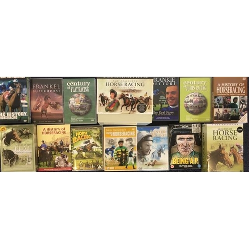 3708 - Horse Racing - a collection of mostly new/unplayed DVD's (x14).