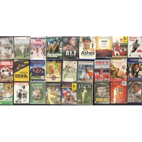 3714 - Mixed Sport - a collection of mostly new/unplayed DVD's (x27).