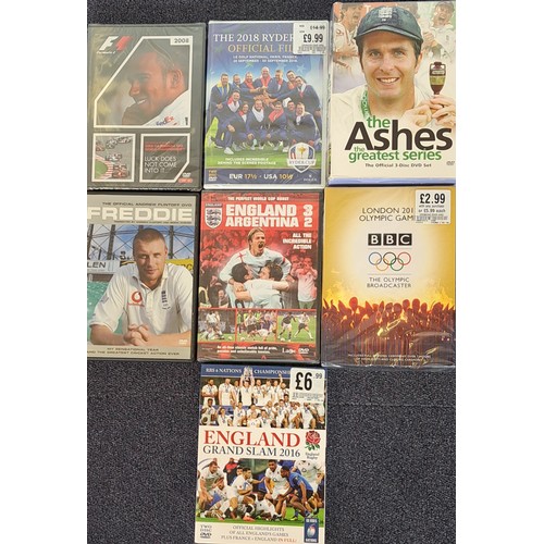 3717 - Mixed Sport - a collection of mostly new/unplayed DVD's (x12). Includes some duplicates.