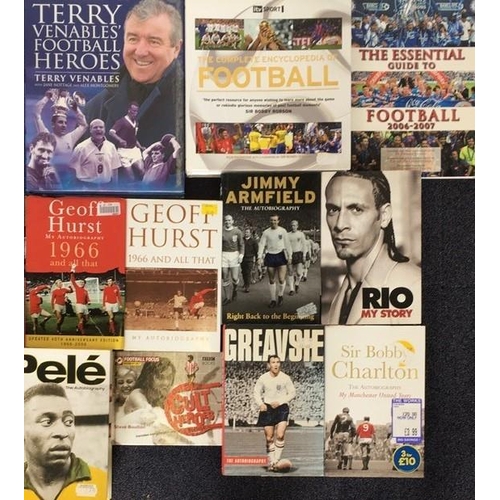 3722 - Mixed Football - a collection of mostly new/unread Books (x15).