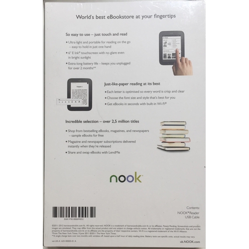 3048 - A new/unopened 'Nook Simple Touch' e-reader.