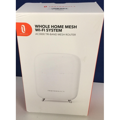 3063 - 'Taotronics' Mesh WiFi router, Tri-Band AC3000, whole home WiFi router.