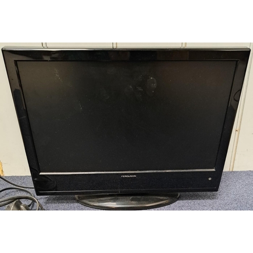 3066 - A Ferguson F16LVD2 LCD TV, with integrated DVD player. No remote control present. Tested & appears i... 