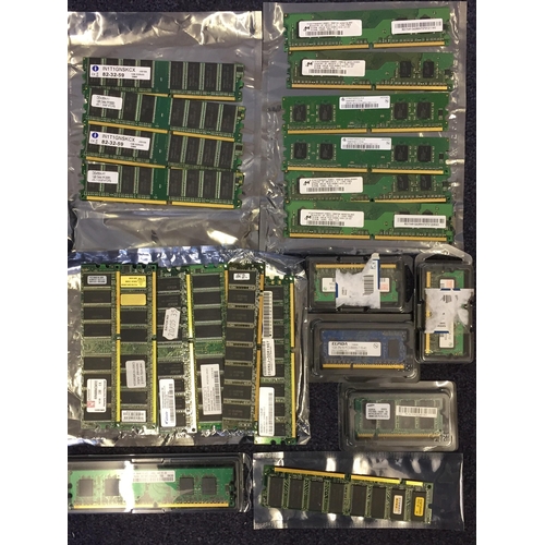 3083 - A quantity of approximately twenty-two computer memory chips.