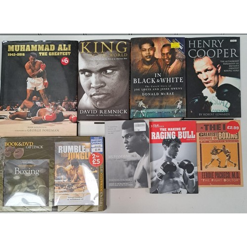 3246 - A collection of twelve boxing-related books. Includes some duplicates.