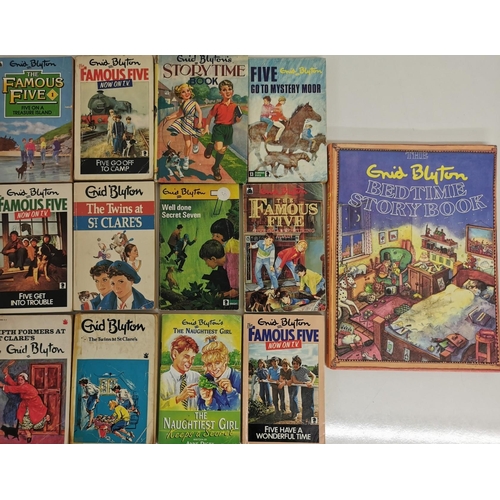 3251 - A collection of approximately forty-three Enid Blyton books & audiobooks, together with a vintage 'S... 