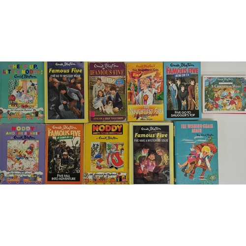 3251 - A collection of approximately forty-three Enid Blyton books & audiobooks, together with a vintage 'S... 