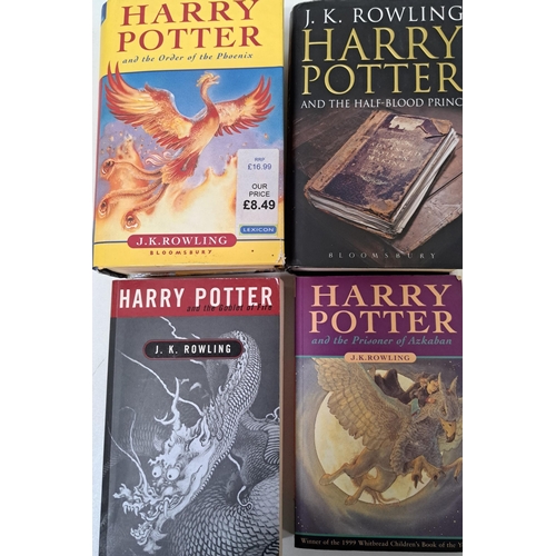 3263 - A collection of four Harry Potter books. 'Half Blood Prince' & 'Order of the Phoenix' being first ed... 