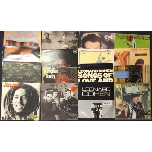 3317 - Various Artists - Vinyl Albums (x16) Artists include Bob Dylan, Leonard Cohen, Mick Jagger, Japan, B... 