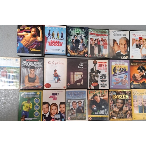 3354 - Mixed Genre - a collection of DVD's (x19). Mainly romantic comedies, fitness-related & TV series.