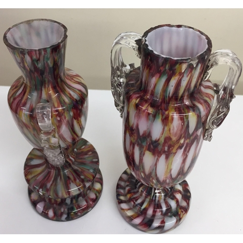 219 - A collection of 'Murano' & 'Welz'-style vases, together with a 'Caithness' vase.                    ... 