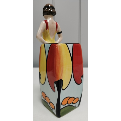 536 - A stunning Deco Lady/Bud Vase, by Lorna Bailey. Signed to base. Limited edition no.11 of only 60. He... 