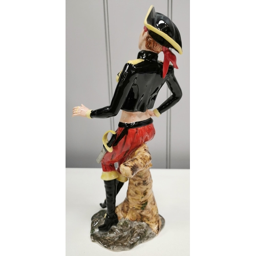 537 - A female Pirate figurine, by Lionel Bailey, for Lorna Bailey Studio Designs. Signed to base. Limited... 