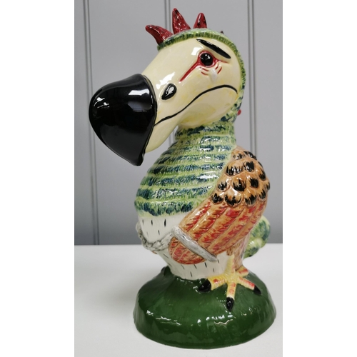 538A - A rare 'Dodo' 'Grotesque Bird' figure, by Lionel Bailey, for Lorna Bailey Studio Designs. Signed to ...