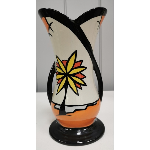 536B - A beautiful 'Beach' vase, by Lorna Bailey. Signed to base. Height approx. 22cm.