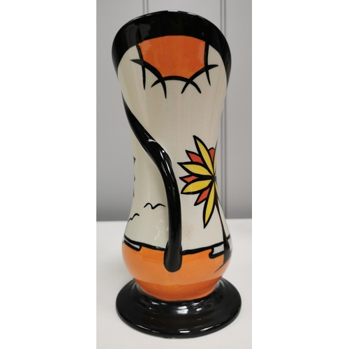 536B - A beautiful 'Beach' vase, by Lorna Bailey. Signed to base. Height approx. 22cm.