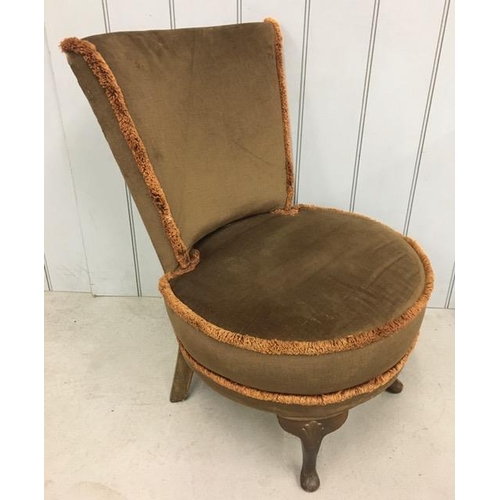 150B - An antique bedroom chair. Dimensions(cm) H78(39 to seat), W54, D64.