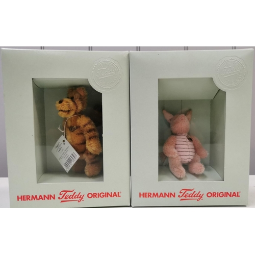 4081 - Hermann 'Winnie The Pooh' characters (x4). To include Pooh Bear (2715/3000), Piglet (2835/3000), Tig... 