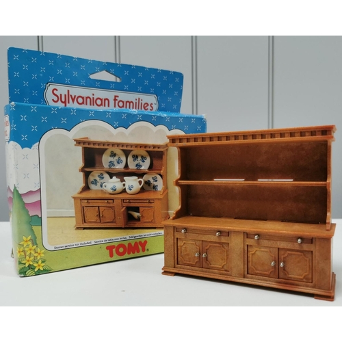 4215 - Sylvanian Families Pine Welsh Dresser.  Manufacturer/Model No: Tomy 3005.  Appears unopened & comple... 